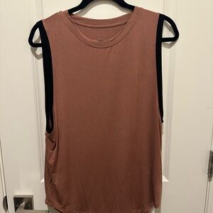 Women's Sleeveless Tank Top in Dusty Mauve